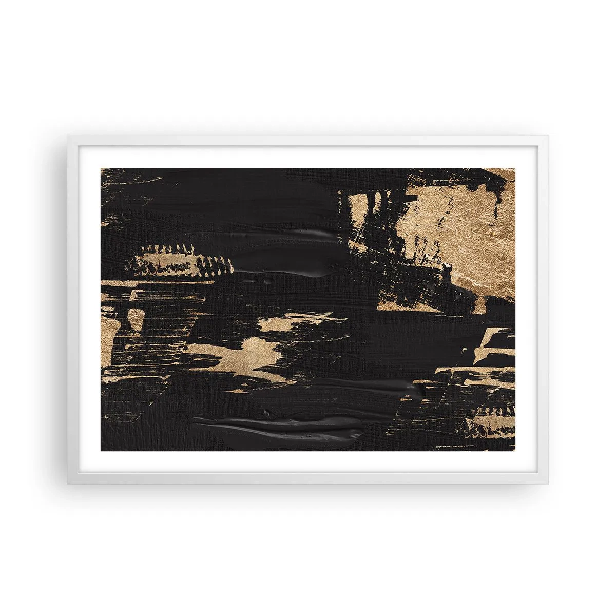 Plakát v bílém rámu - Stopa doteku - 70x50 cm