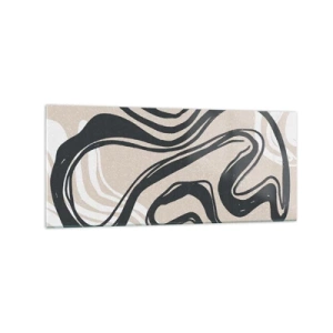 Obraz na skle - Znásobená exprese - 120x50 cm