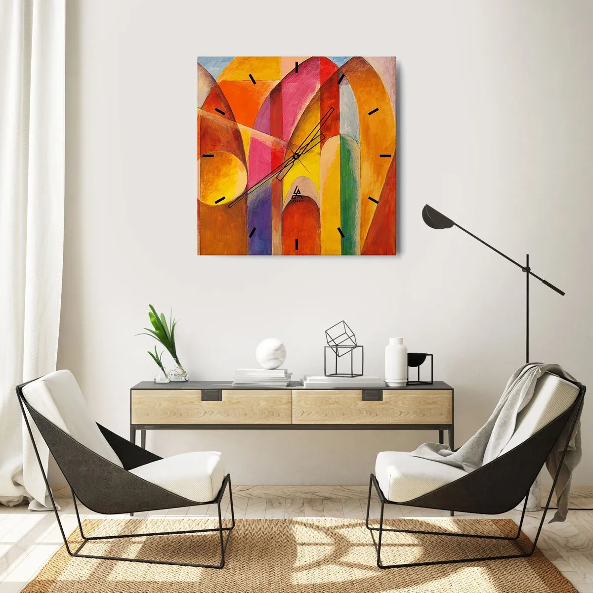 Nástěnné hodiny - Katedrála slunce - 30x30 cm