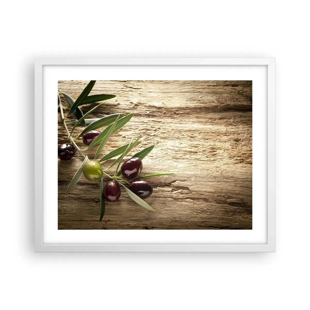 Plakát v bílém rámu - Přímo od přírody - 50x40 cm