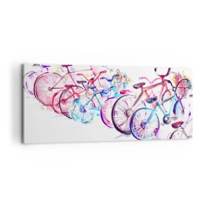 Obraz na plátně - Sjezd Antimoto klubu - 100x40 cm