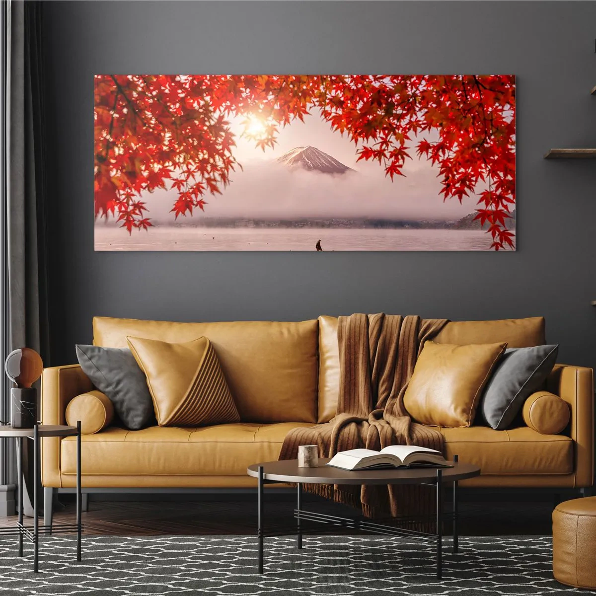 Obraz na skle - V japonském stylu - 100x40 cm