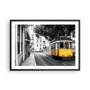 Plakát v černém rámu - Fado v pozadí - 70x50 cm