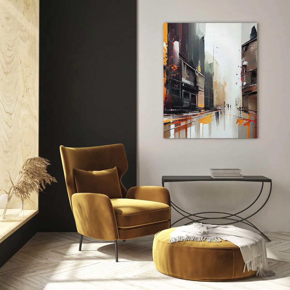 Obraz na skle - Deštivý den - 50x70 cm