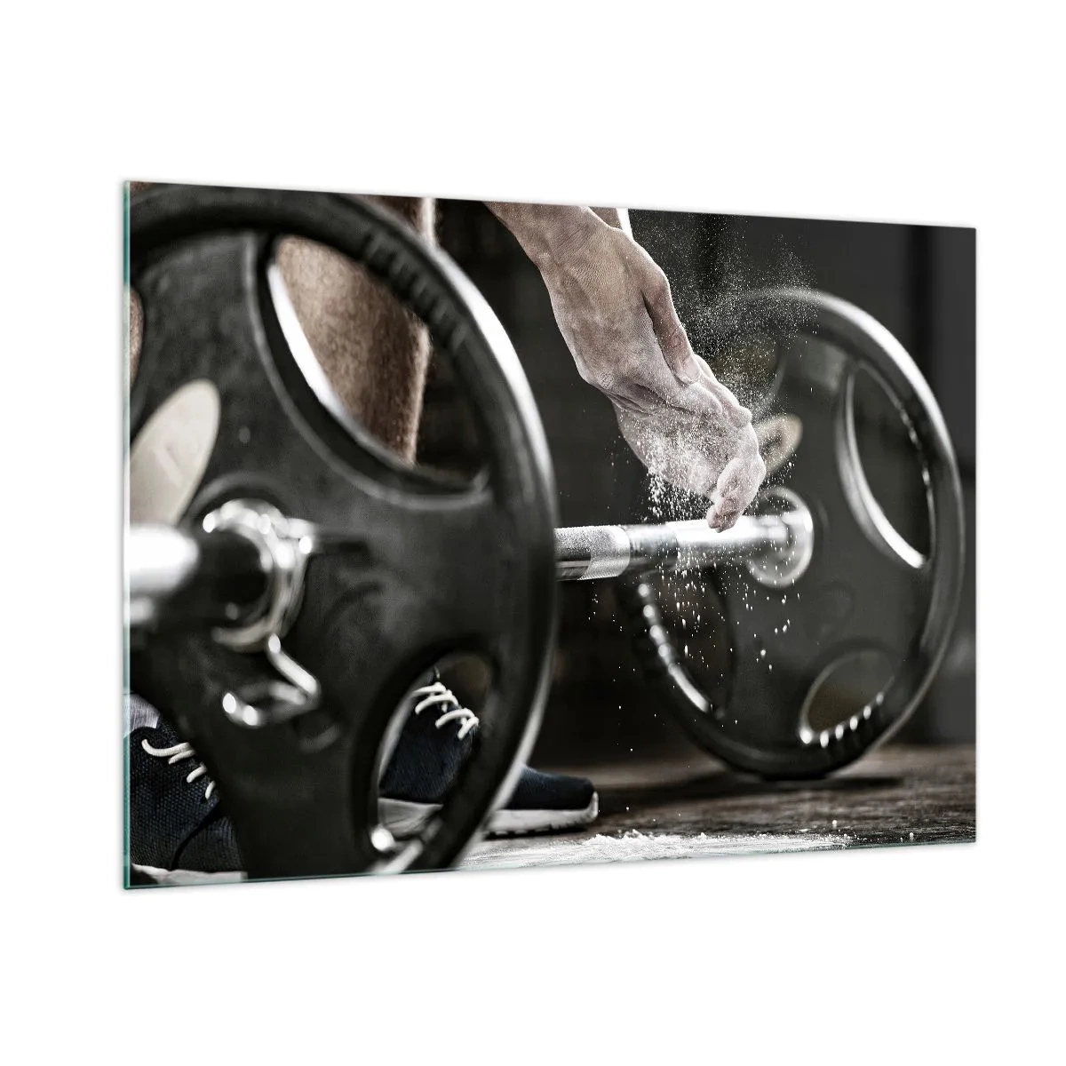 Obraz na skle - Výzva přijatá! - 100x70 cm