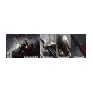 Vzor Fototapety Samolepicí Deluxe Sticker - Poutníče zvěstuj Lakedaimonským… - Rytíř v brnění, Armáda, Abstrakce - 100x30 cm