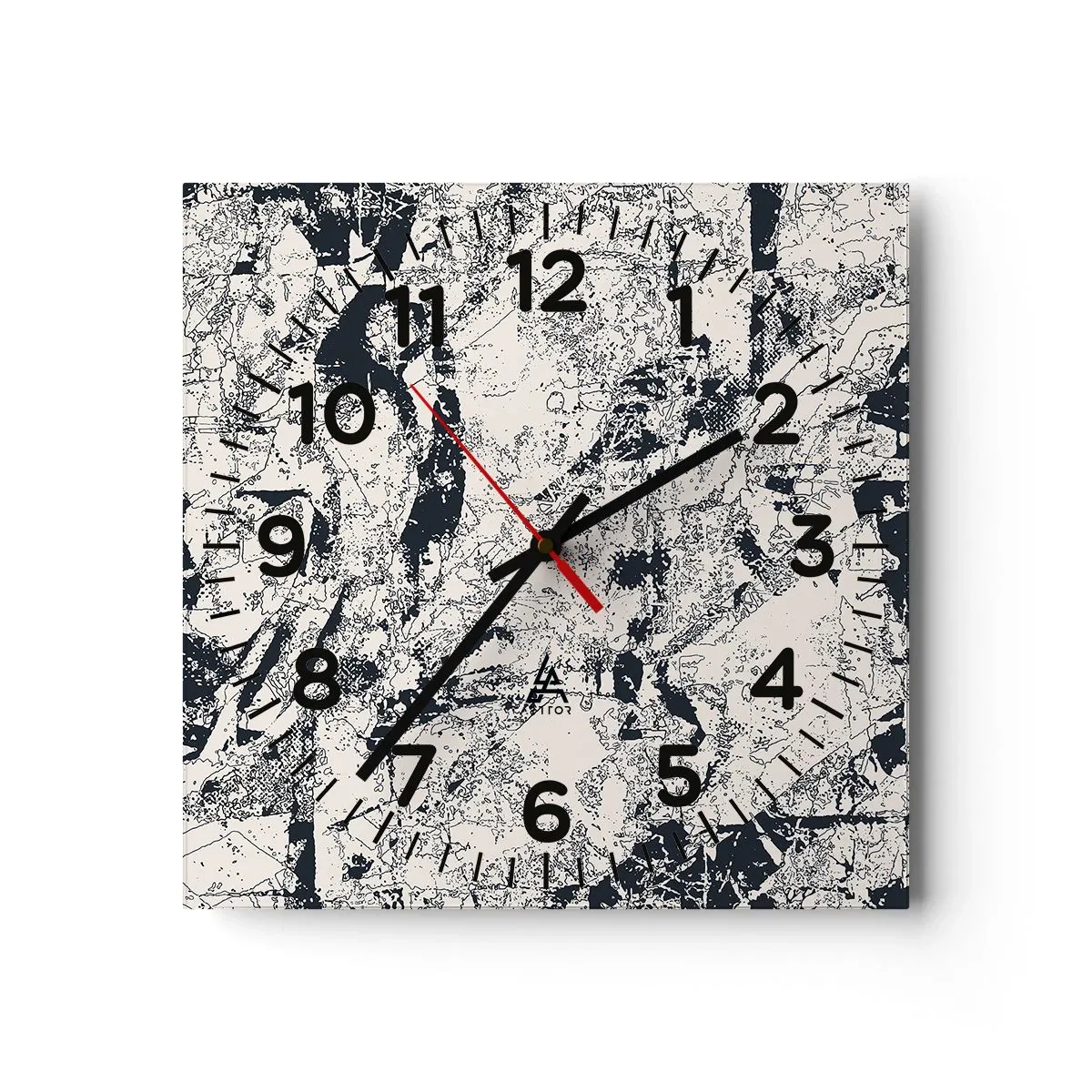 Nástěnné hodiny - Prolínání protikladů - 30x30 cm