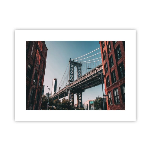 Plakát - Nad vlnami města - 40x30 cm