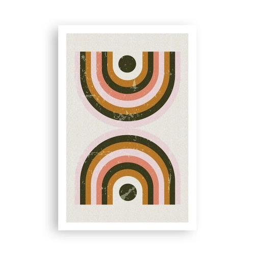 Plakát - Dvojitá abstrakce - 61x91 cm