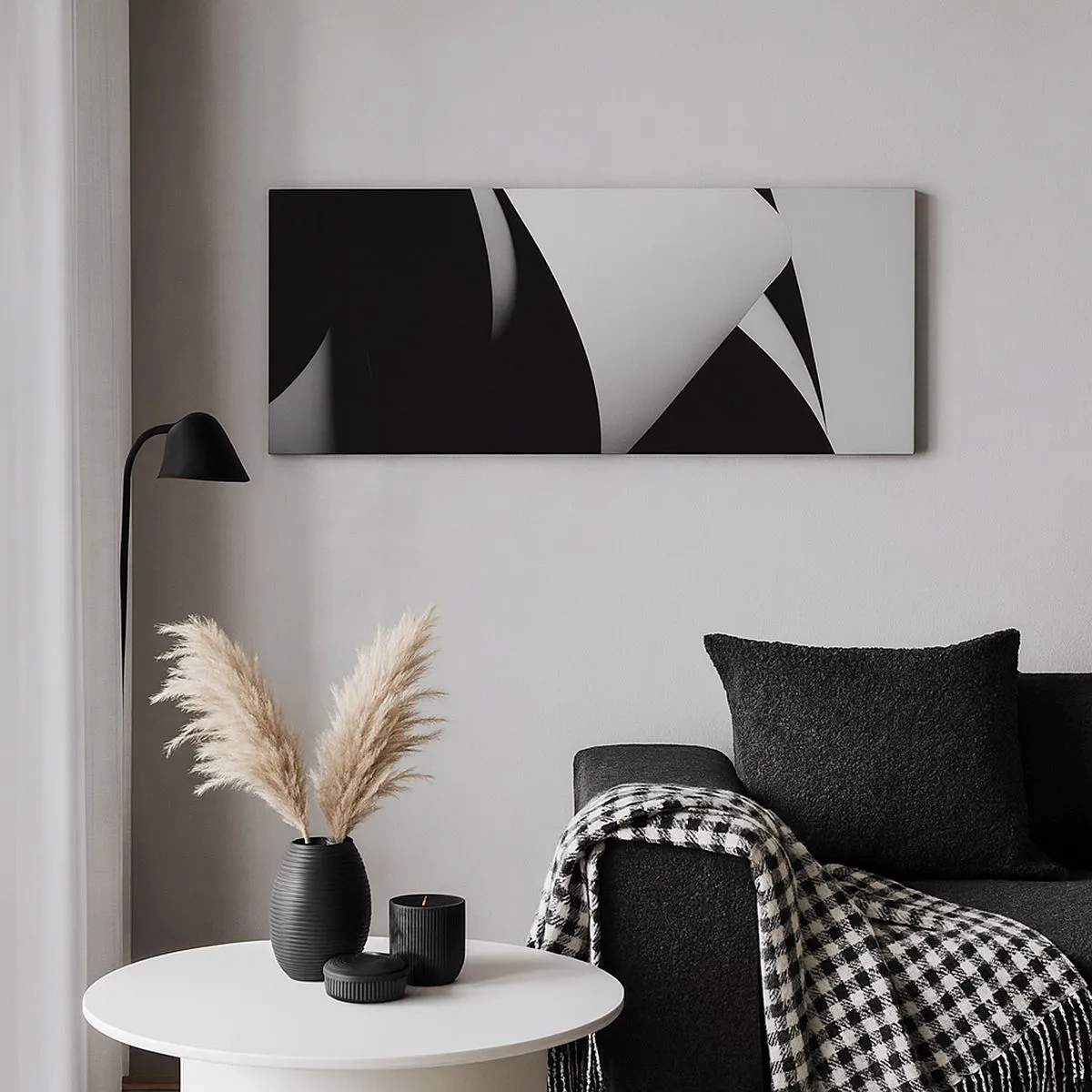 Obraz na plátně - Světlo z hlubin stínu - 100x40 cm