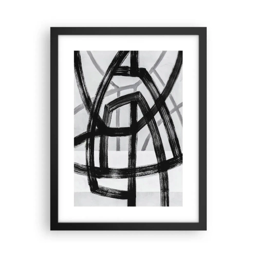 Plakát v černém rámu - Hloubka - 30x40 cm