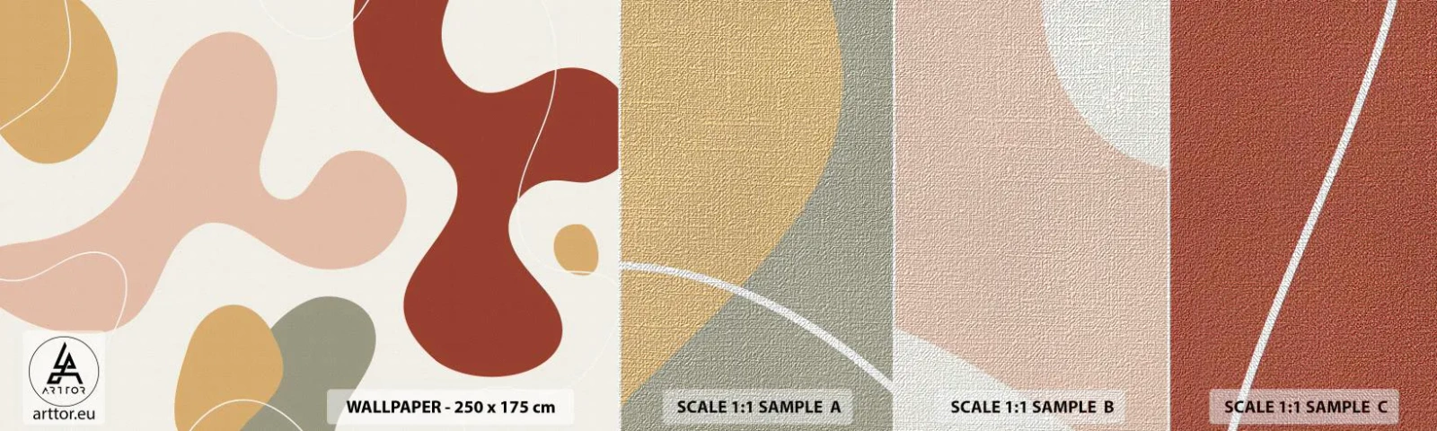 Vzor Fototapety Premium Canvas - Klikyháky - Abstrakce, Kus, Fantazie - 100x30 cm