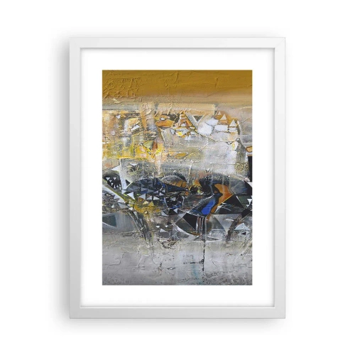 Plakát v bílém rámu - Všechno se podaří - 30x40 cm