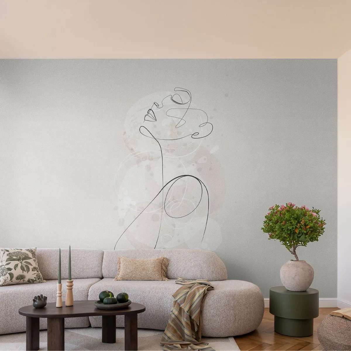 Fototapeta Premium Canvas - Spirála krásy - Grafika, Žena, Kus - 100x70 cm