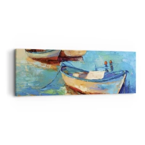 Obraz na plátně - V jižním zálivu - 90x30 cm