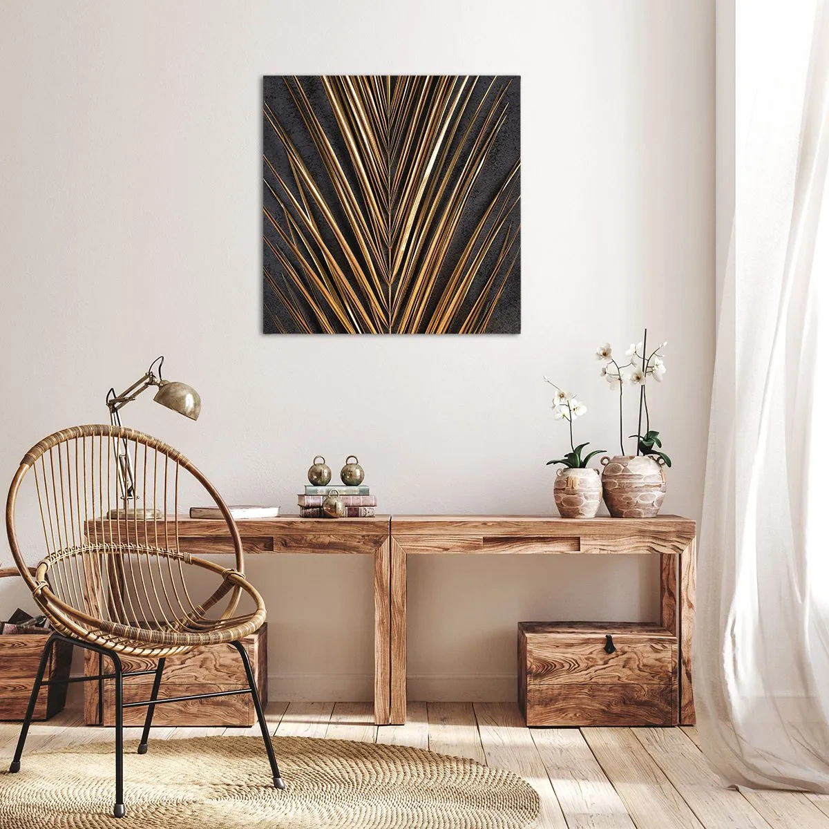 Obraz na plátně - Zlato tropů - 60x60 cm