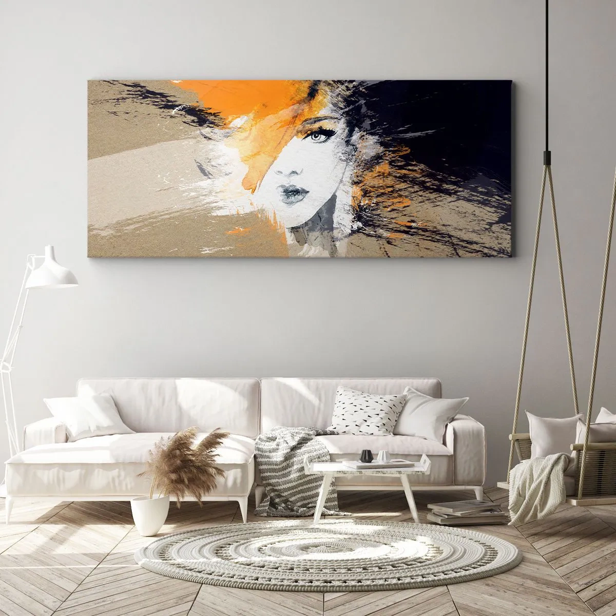 Obraz na plátně - A je světlo - 100x40 cm