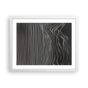 Plakát v bílém rámu - Rytmus a přízvuk - 50x40 cm