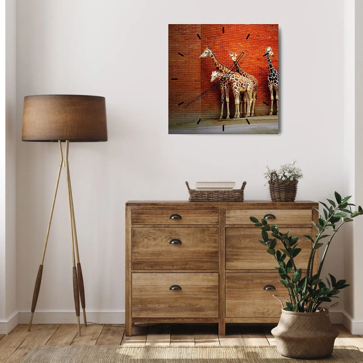 Nástěnné hodiny - Vidíte nějaký akát? - 40x40 cm