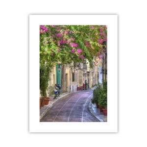 Plakát - Kvetoucí zákoutí - 30x40 cm