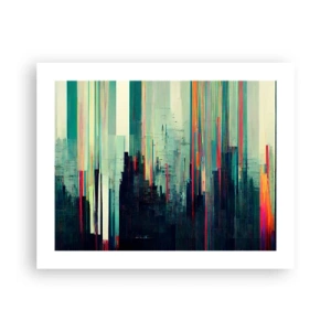 Plakát - Futuristické město - 50x40 cm