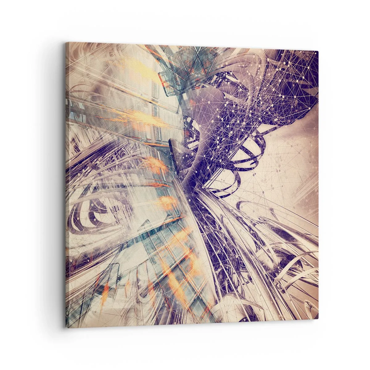 Obraz na plátně - Ve velkém spěchu - 60x60 cm