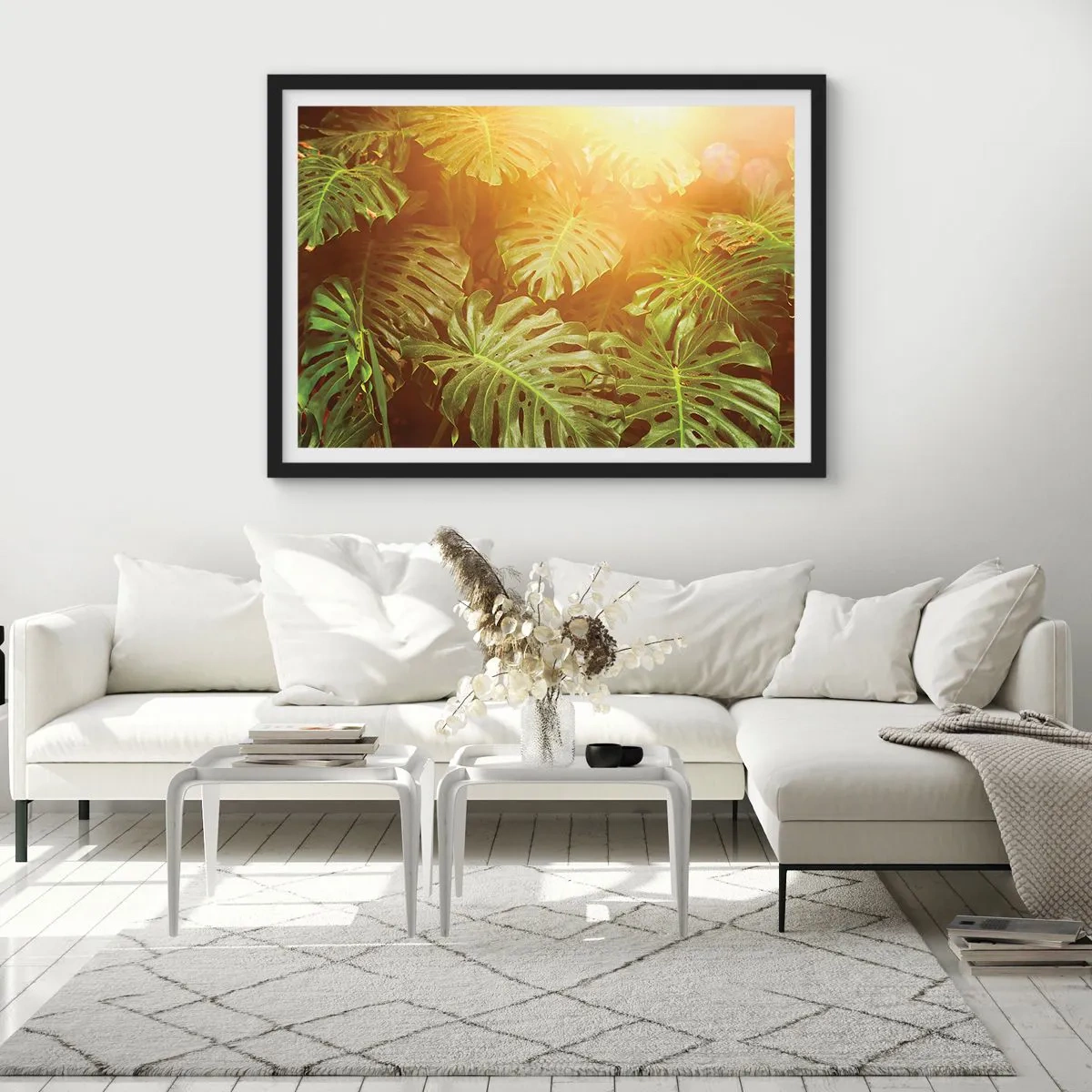 Plakát v černém rámu - Vstoupit do zeleně… - 70x50 cm