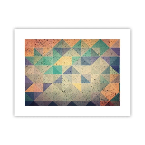 Plakát - Republika trojúhelníků - 40x30 cm