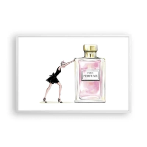 Plakát v bílém rámu - Podstata ženskosti - 91x61 cm