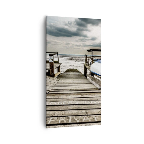 Obraz na plátně - Severní pláž - 55x100 cm