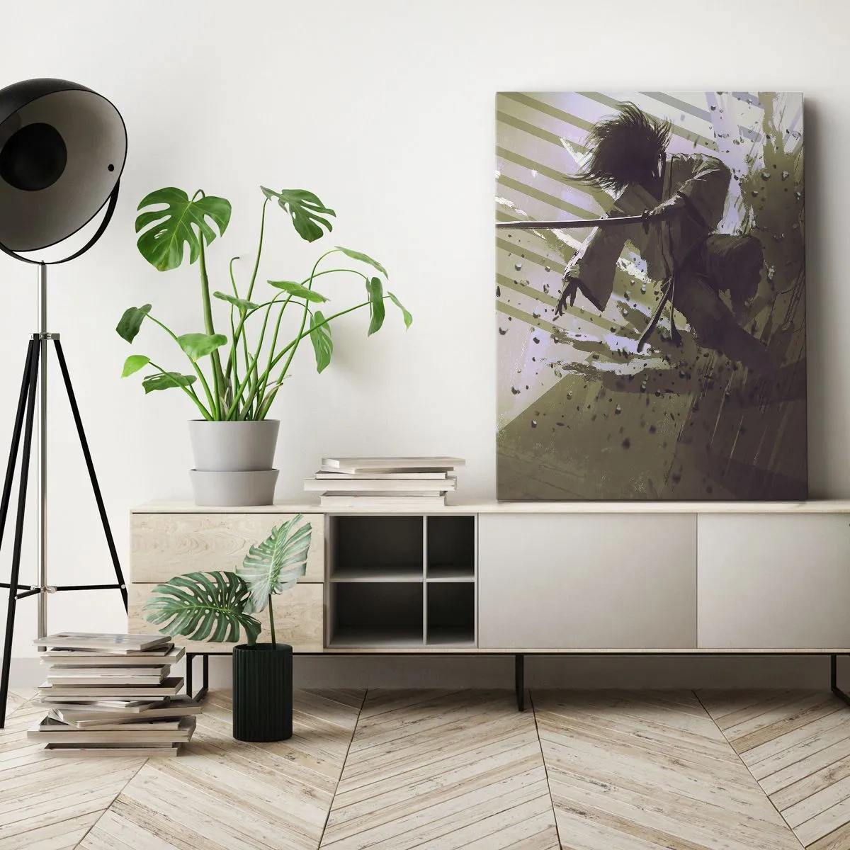 Obraz na plátně - I ty můžeš být samurajem - 80x120 cm