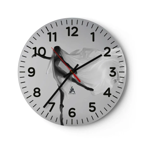 Nástěnné hodiny - Lehkost a půvab - 30x30 cm