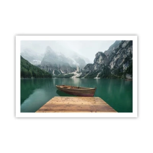 Plakát - „Hrdé skály vepředu“ - 91x61 cm