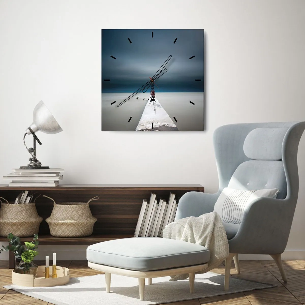 Nástěnné hodiny - Setkat se s nekonečnem - 30x30 cm