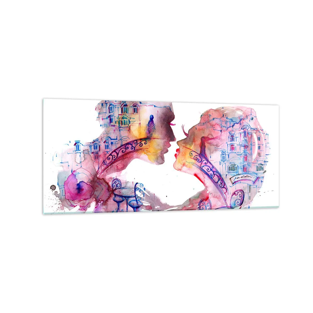 Obraz na skle - Tajemný most vzdychání - 120x50 cm
