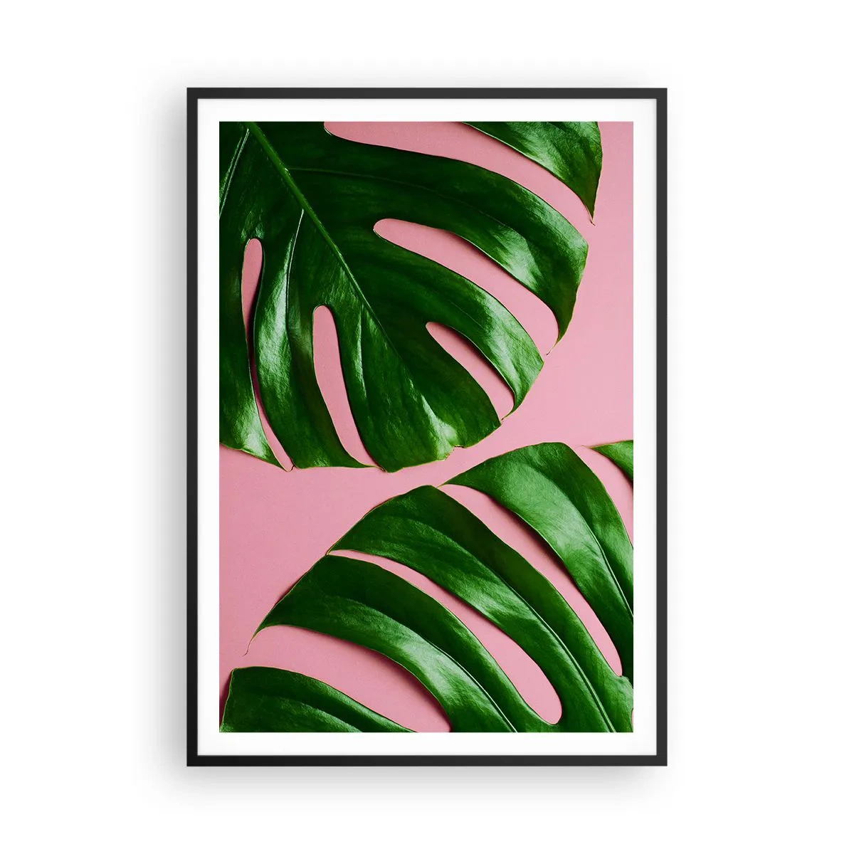 Plakát v černém rámu - Zelené rendez-vous - 70x100 cm