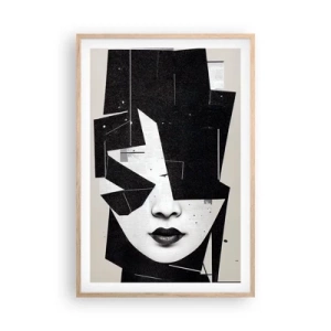 Plakát v rámu světlý dub - Hluboce skryté - 61x91 cm