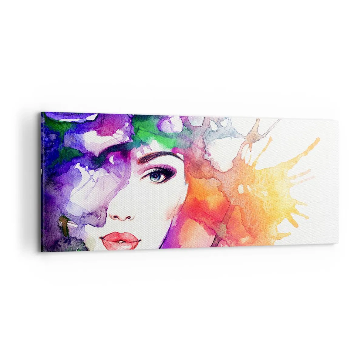 Obraz na plátně - S hlavou v oblacích - 100x40 cm