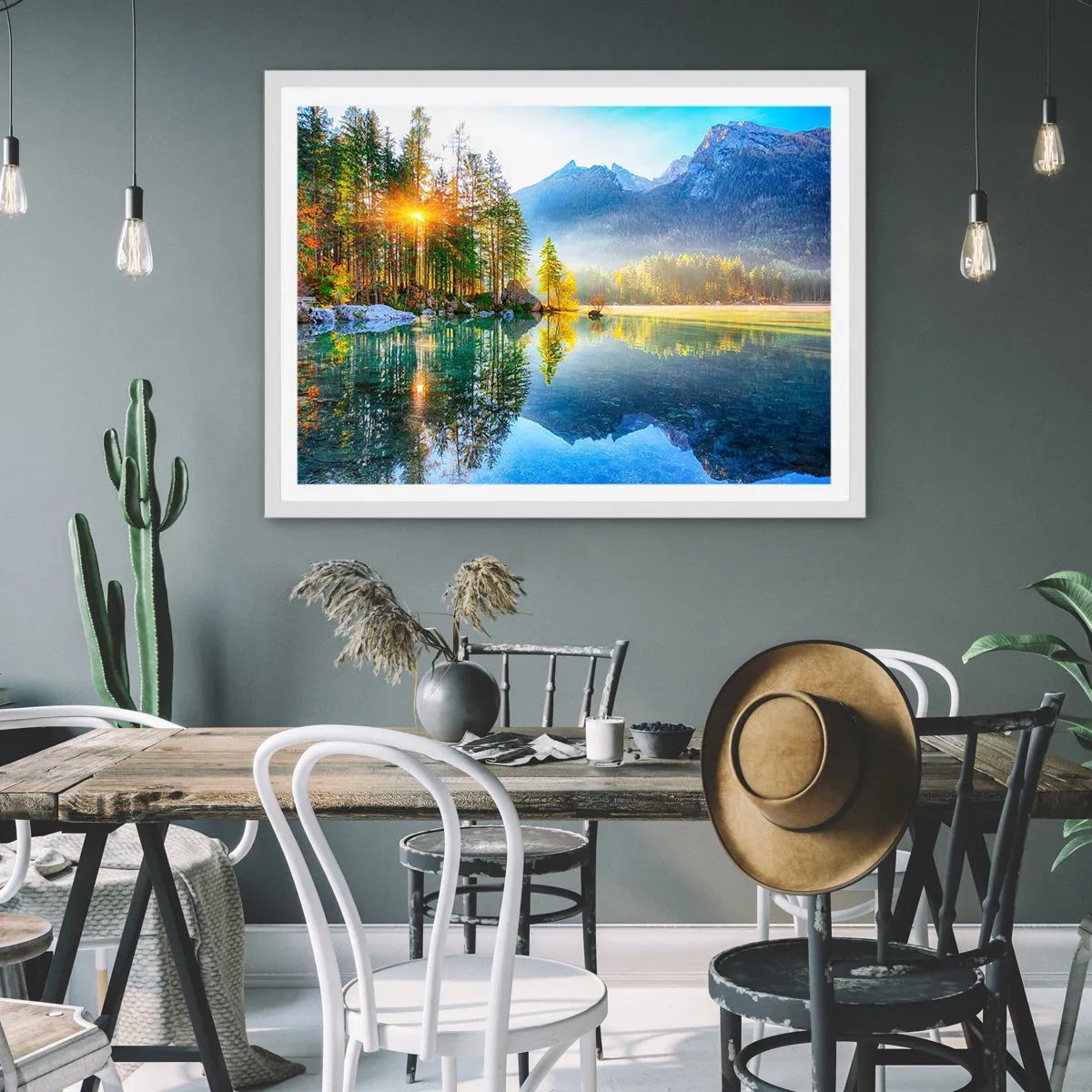 Plakát v bílém rámu - Majestát a sladkost - 91x61 cm