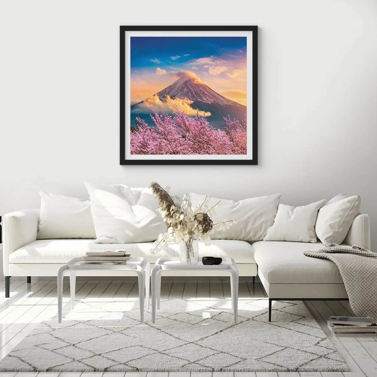 Plakát v černém rámu - Japonská svátost - 40x40 cm