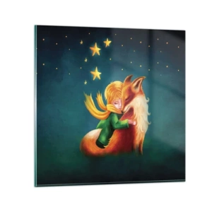 Obraz na skle - Malý princ - 40x40 cm