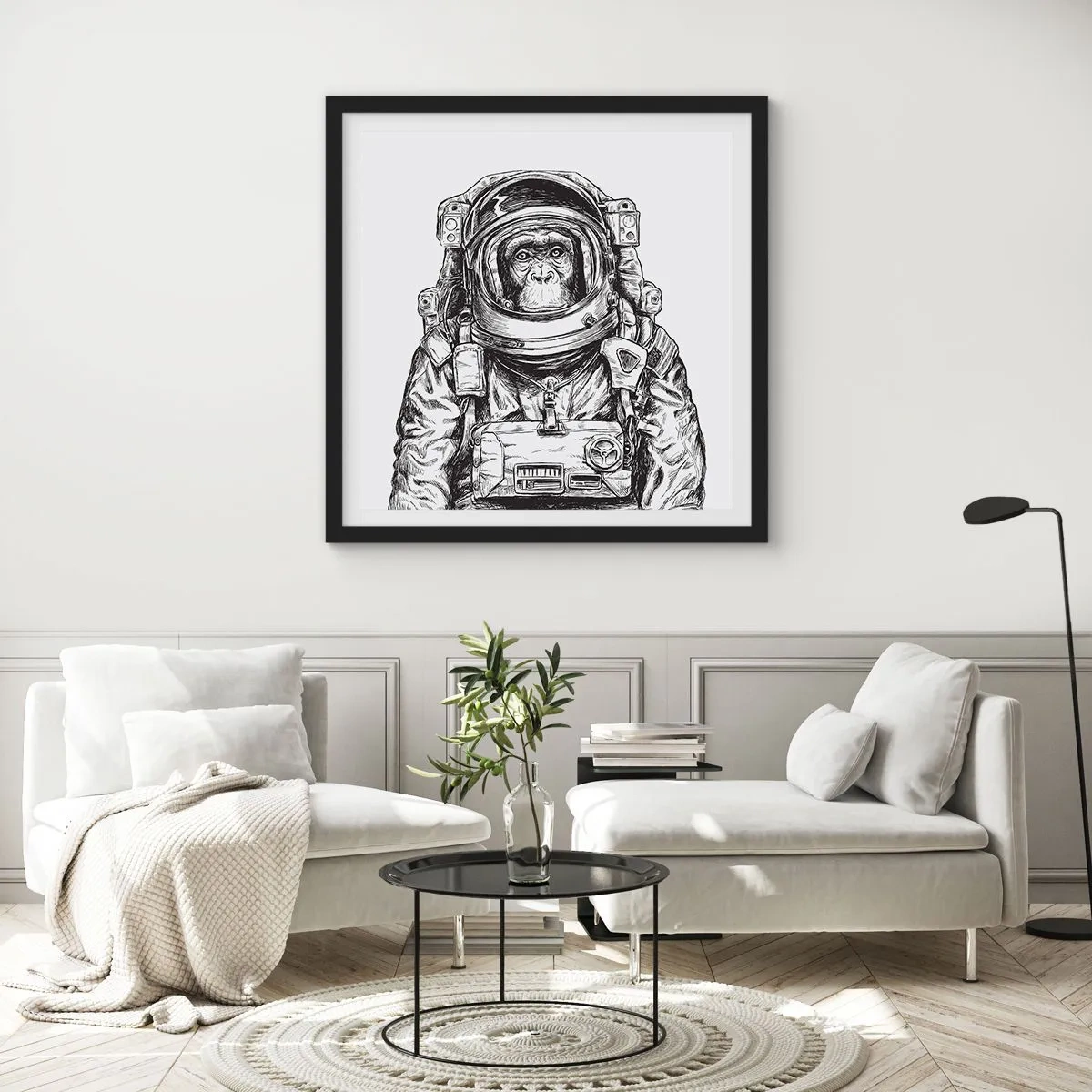 Plakát v černém rámu - Alternativní vývoj - 60x60 cm