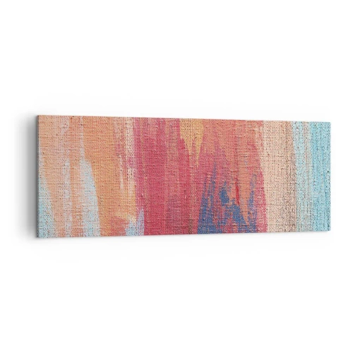 Obraz na plátně - Stékat duhou - 140x50 cm