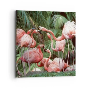 Obraz na plátně - Odpolední drby - 70x70 cm