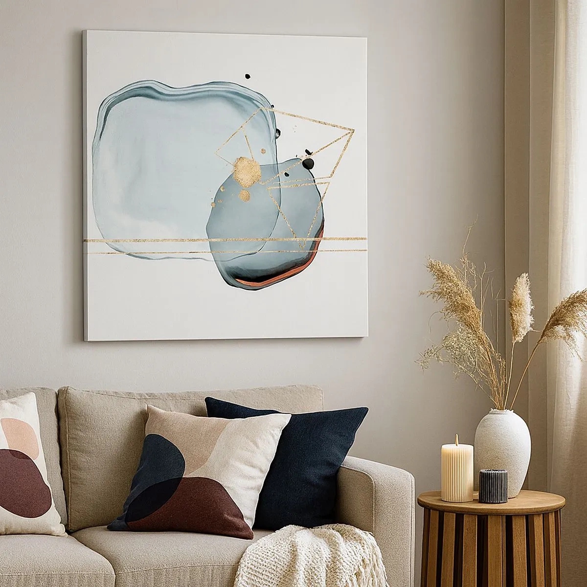 Obraz na plátně - Studie kapky - 30x30 cm