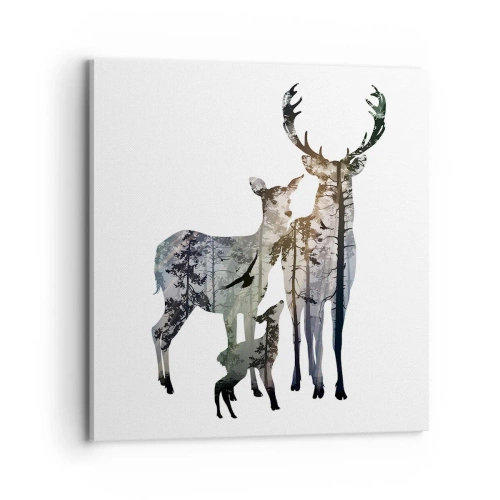 Obraz na plátně - Rodinná fotografie - 70x70 cm