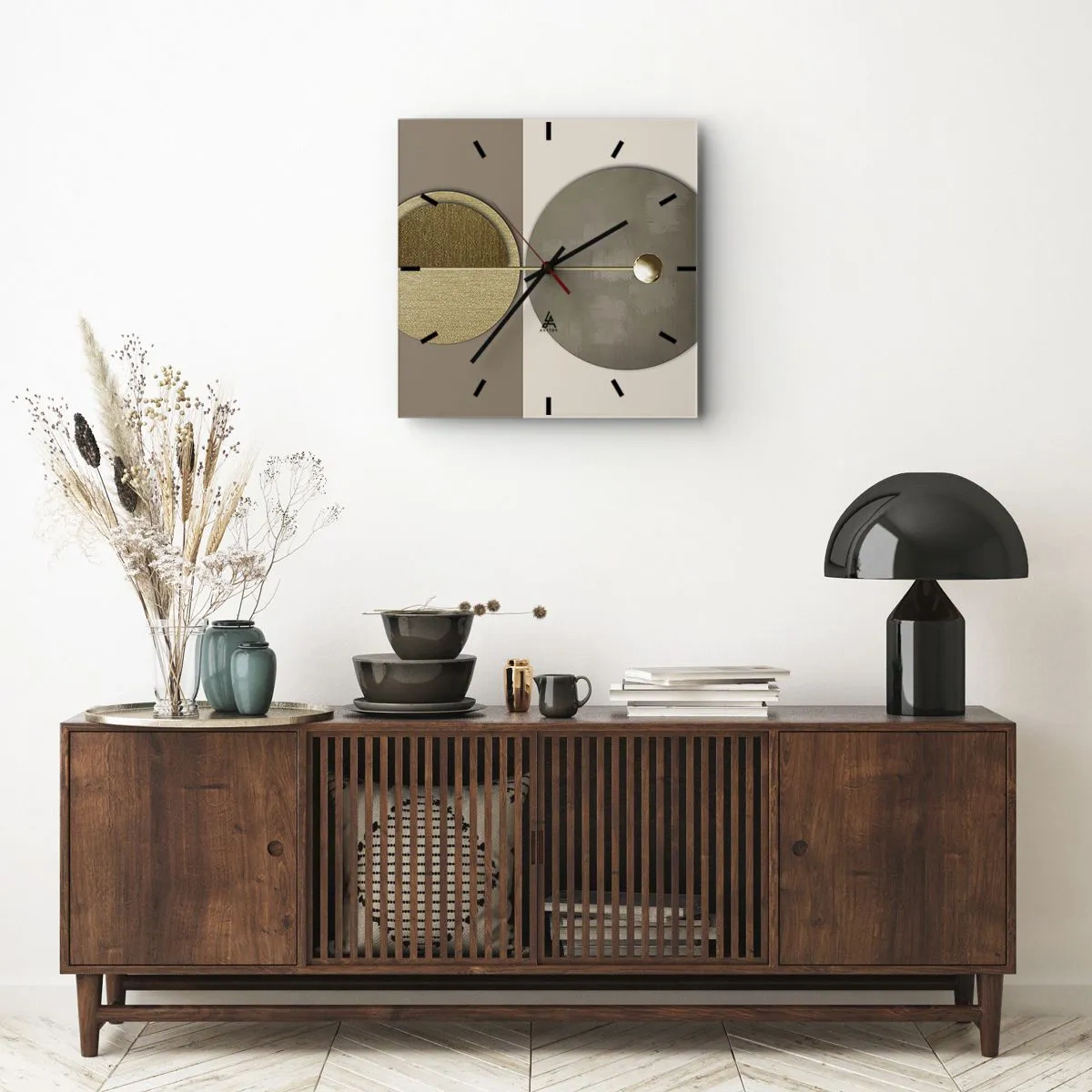 Nástěnné hodiny - Dokonalá rovnováha - 40x40 cm