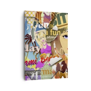 Obraz na plátně - Prázdninové retrospektiva - 70x100 cm