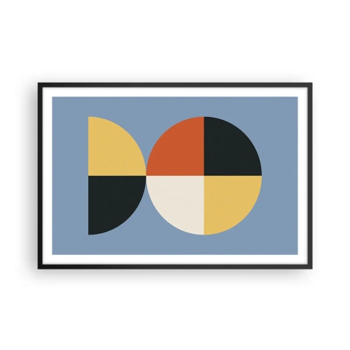 Plakát v černém rámu - Koukej a počítej - 91x61 cm