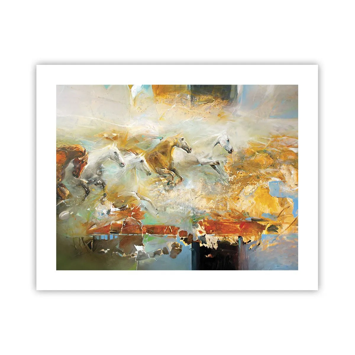 Plakát - Cválá světlem - 50x40 cm